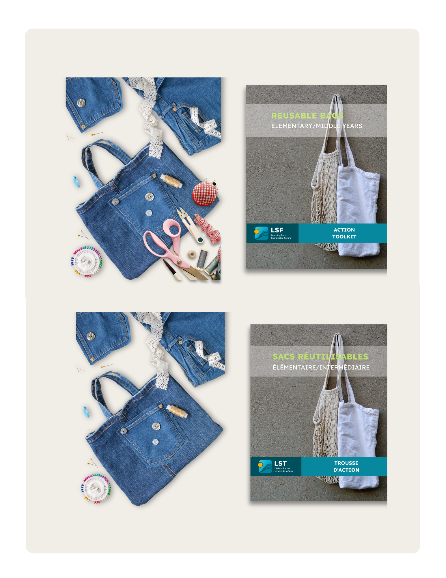Sewing Reusable Bags Toolkit | Trousse de sacs réutilisables
